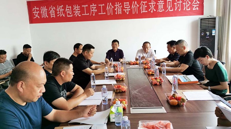 安徽省印刷包裝物資商會召開 《紙包裝印刷工序指導(dǎo)價》終端討論會